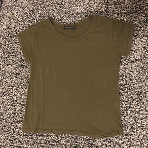 Brandy Melville Olive Basic Top